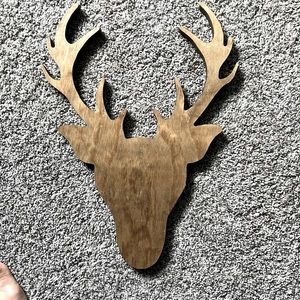 Wooden Antler Wall Decor